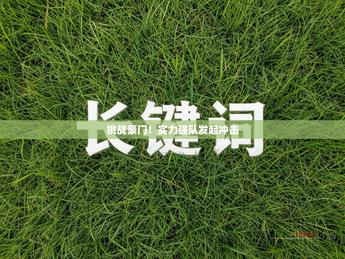 挑战豪门!实力强队发起冲击